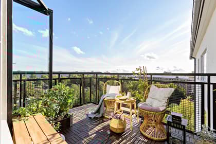 Balkong eller utsiktsbild