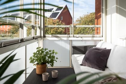 Balkong eller utsiktsbild