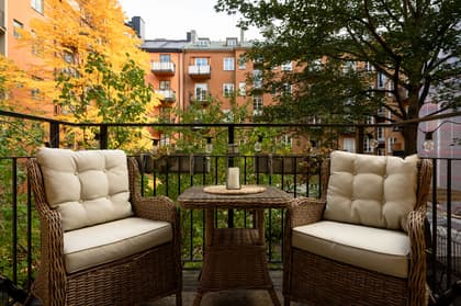 Balkong eller utsiktsbild