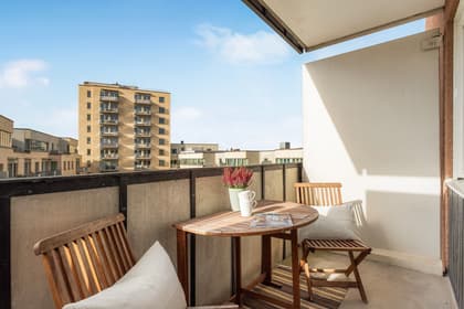 Balkong eller utsiktsbild