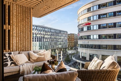 Balkong eller utsiktsbild