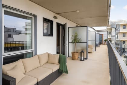 Balkong eller utsiktsbild