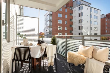 Balkong eller utsiktsbild