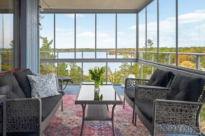 Balkong eller utsiktsbild