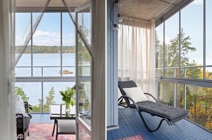 Balkong eller utsiktsbild