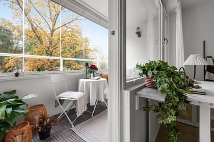 Balkong eller utsiktsbild