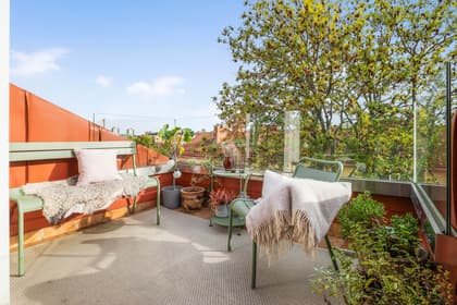 Balkong eller utsiktsbild