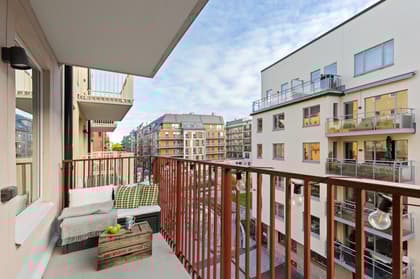 Balkong eller utsiktsbild