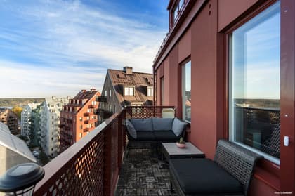 Balkong eller utsiktsbild