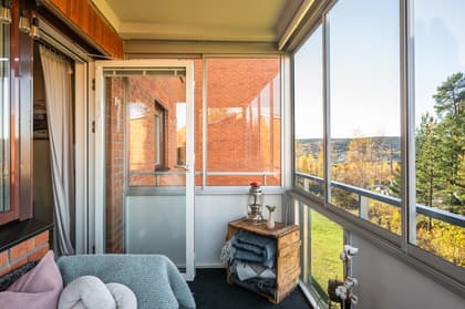 Balkong eller utsiktsbild