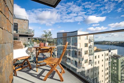 Balkong eller utsiktsbild