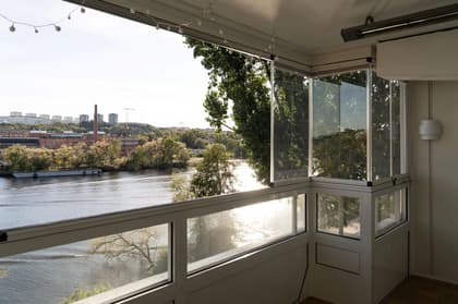 Balkong eller utsiktsbild