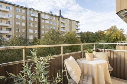 Balkong eller utsiktsbild