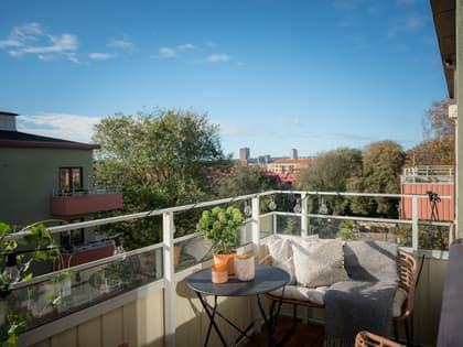 Balkong eller utsiktsbild