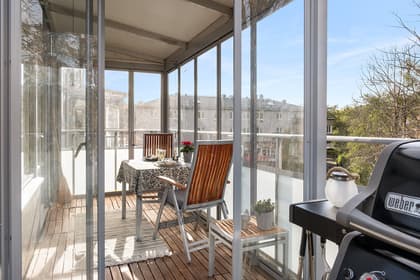 Balkong eller utsiktsbild