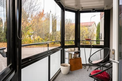 Balkong eller utsiktsbild