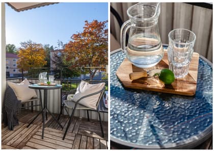 Balkong eller utsiktsbild