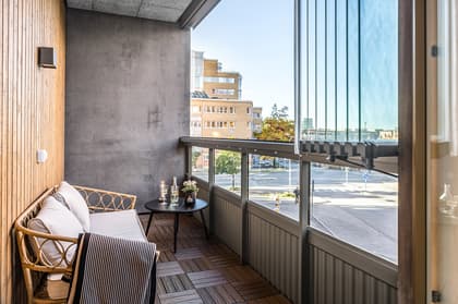 Balkong eller utsiktsbild