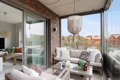 Balkong eller utsiktsbild