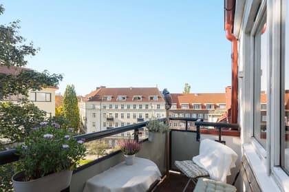 Balkong eller utsiktsbild