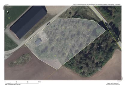 Illustrerad karta över fastigheten eller området