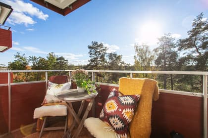 Balkong eller utsiktsbild