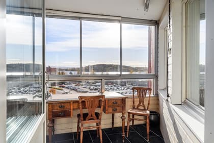 Balkong eller utsiktsbild