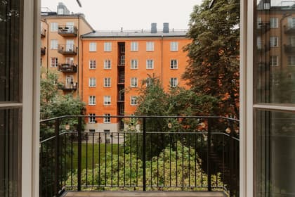 Balkong eller utsiktsbild