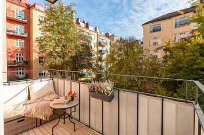 Balkong eller utsiktsbild