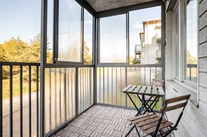 Balkong eller utsiktsbild