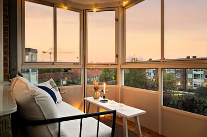 Balkong eller utsiktsbild