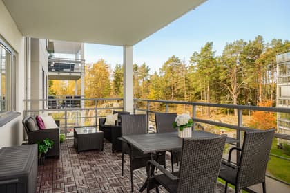 Balkong eller utsiktsbild