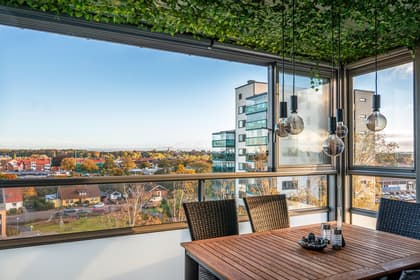 Balkong eller utsiktsbild