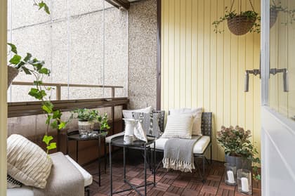 Balkong eller utsiktsbild