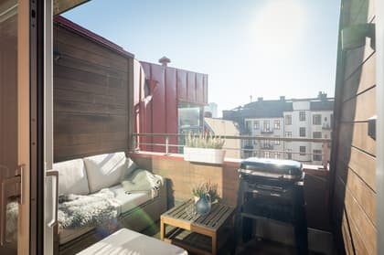 Balkong eller utsiktsbild