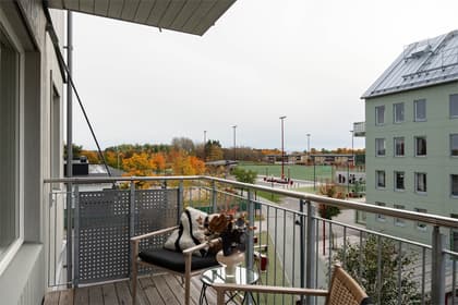 Balkong eller utsiktsbild