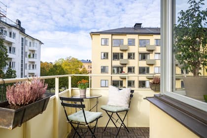 Balkong eller utsiktsbild