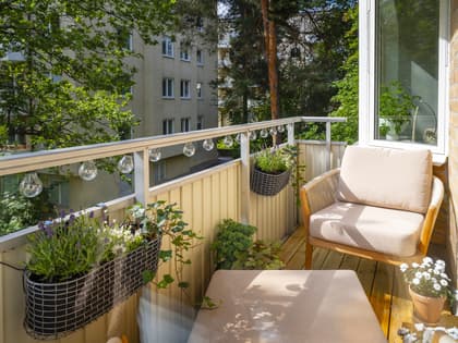 Balkong eller utsiktsbild