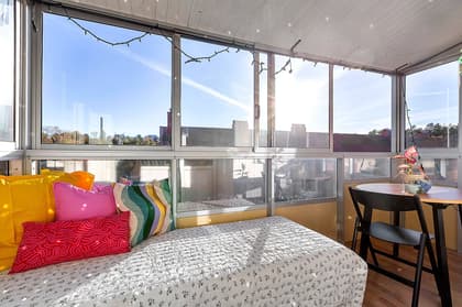 Balkong eller utsiktsbild