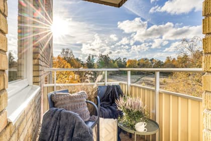 Balkong eller utsiktsbild