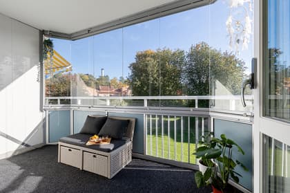 Balkong eller utsiktsbild