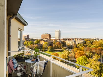 Balkong eller utsiktsbild