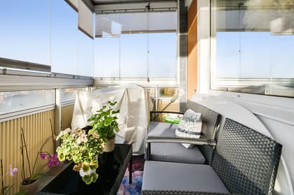 Balkong eller utsiktsbild