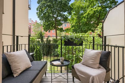 Balkong eller utsiktsbild