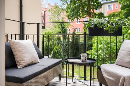 Balkong eller utsiktsbild