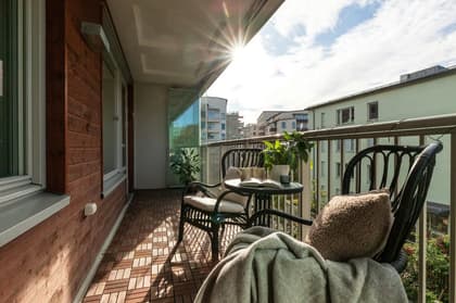 Balkong eller utsiktsbild