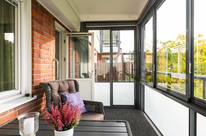 Balkong eller utsiktsbild