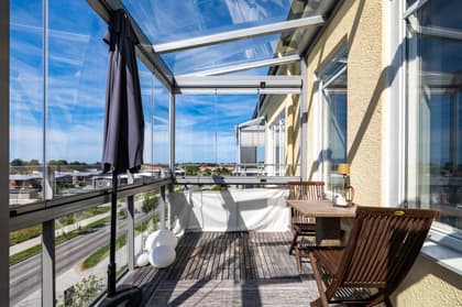 Balkong eller utsiktsbild