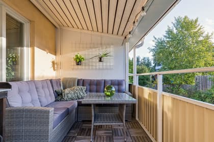 Balkong eller utsiktsbild