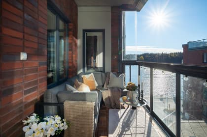 Balkong eller utsiktsbild